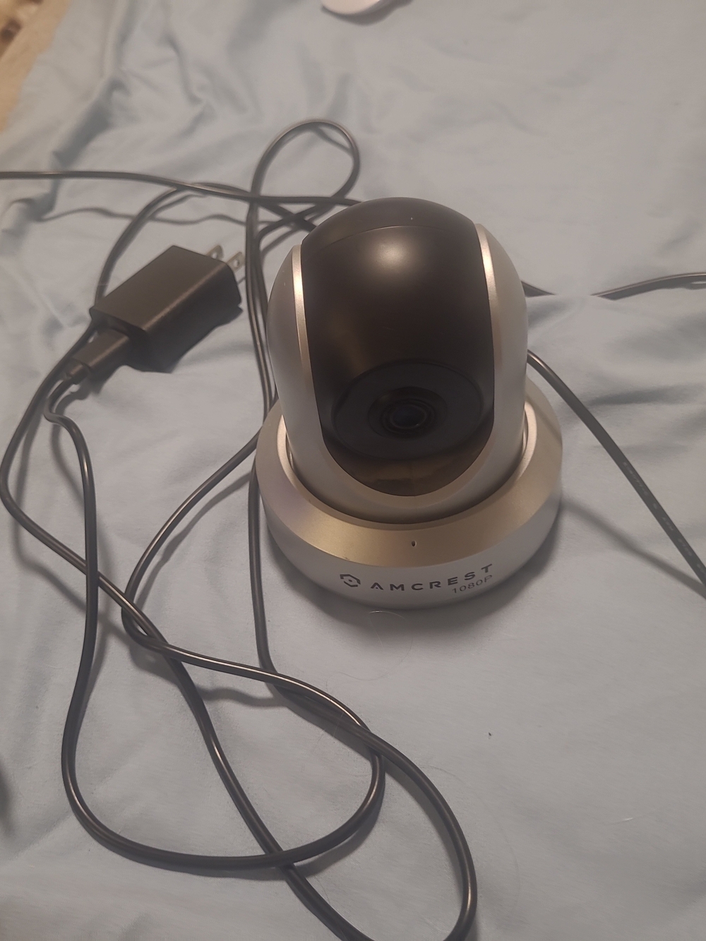 Amcrest IP2M-841B Indoor Pan/Tilt 1080P WiFi IP Security Camera Silver Parts OLY
